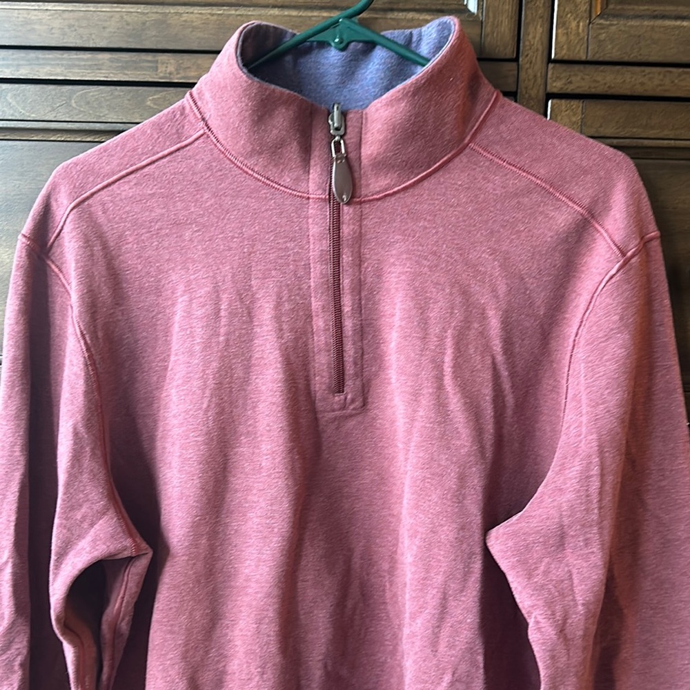 Red Zip Up Sweater